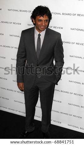 NEW YORK - JAN 11: Director M. Night Shyamalan attends the 2011 National Board of Review of Motion Pictures Gala at Cipriani\'s on January 11, 2011 in New York City.