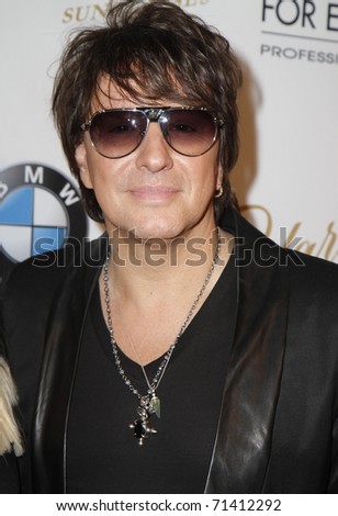 NEW YORK - FEBRUARY 17: Richie Sambora presents White Trash Beautiful collections for Mercedes-Benz Fashion Week at Metropolitan Pavillion on February 17, 2011 in New York City.