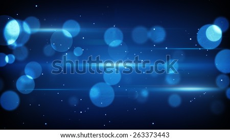 blue light reflection on glass. computer generated abstract background
