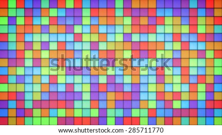 bright multicolor tiles glass mosaic. computer generated abstract background