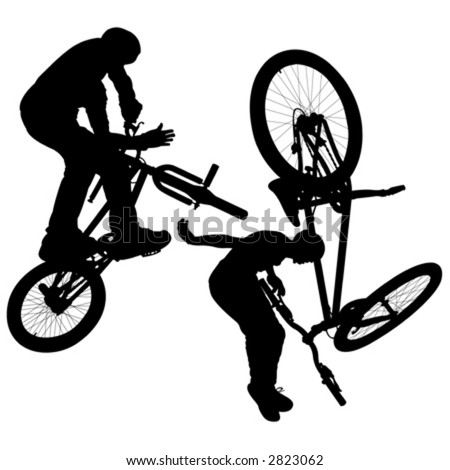 Vector Bike Silhouettes - 2823062 : Shutterstock