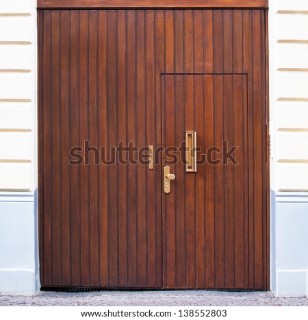 Old Wooden Door.