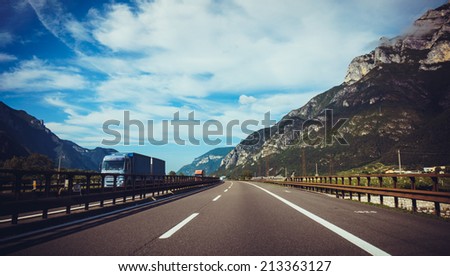 road in mountains