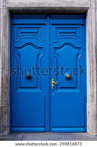 wood door. house door