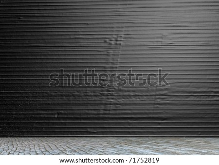 Metal stainless steel roll up door
