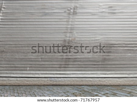 Metal stainless steel roll up door