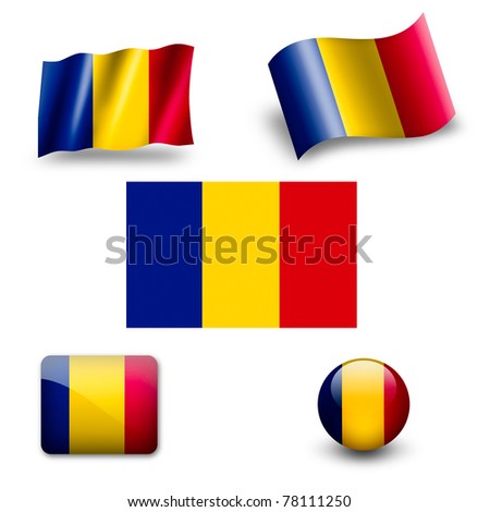 stock photo : Romania flag