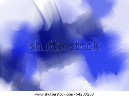 Bright Navy Blue Watercolor Background Stock Photo 64239289 : Shutterstock