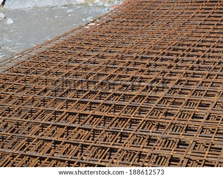 Steel mesh for the reinforcement of concrete
