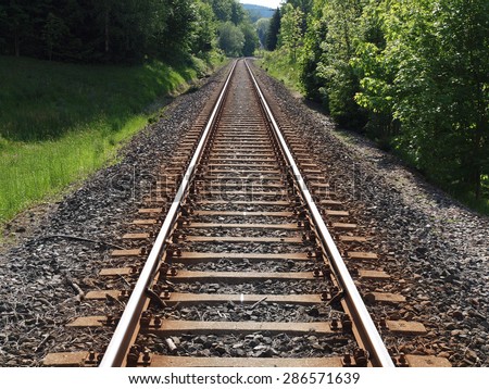 single-track railway line