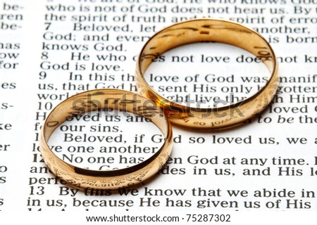 WEDDING RINGS BIBLE