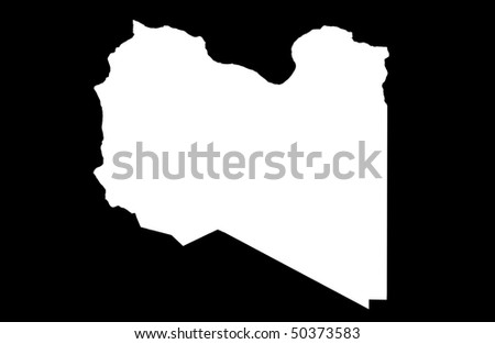 map. map of libya. north africa