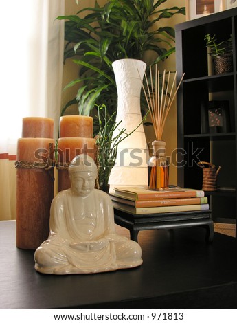 A photo of a meditation room