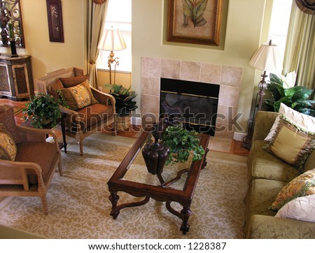 A photo of a home interior
