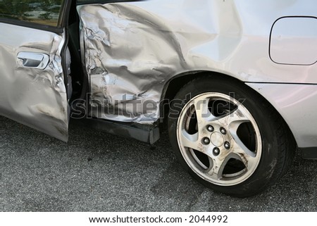 A Smashed Car