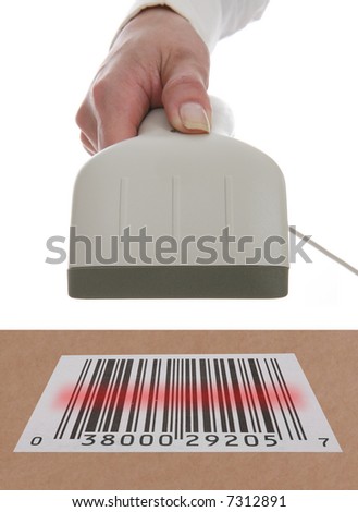 Barcode Being Scanned