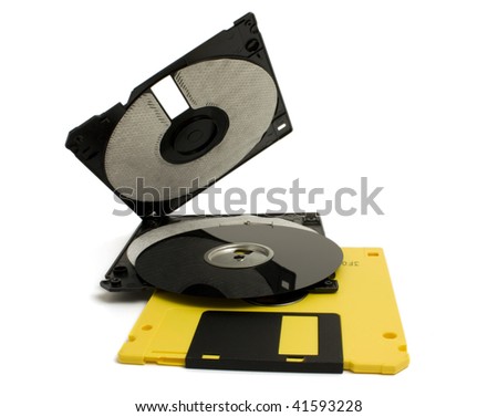 broken computer disk