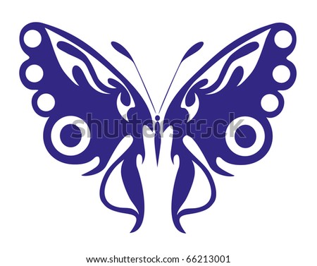 Abstract Tattoo - A Magic Butterfly Stock Vector 66213001 Abstract Tattoo - A Magic Butterfly Stock Vector 66213001