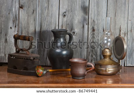 Still-life with old things