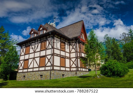 Wonderful rustic chalet in the Tatras Mountains in Slovakia. Ideal place to serenity rest surrounded by the wild nature. Attractive tourist area for any activities.