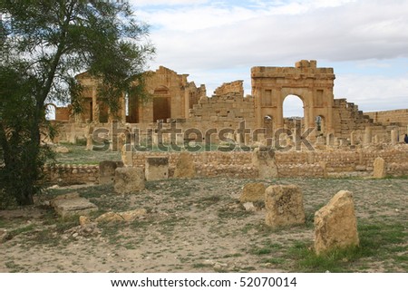 The Ruined City of Sufetula, Sbeitla, Tunisia