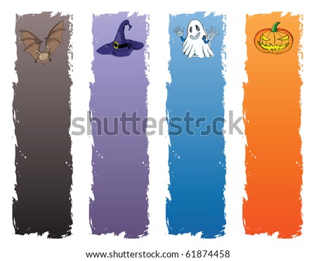 banner standard. halloween anner, standard