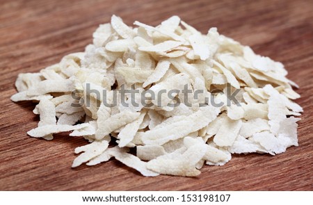 Flattened rice of South East Asia