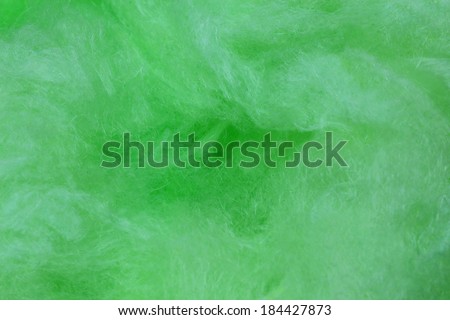 Green cotton candy background