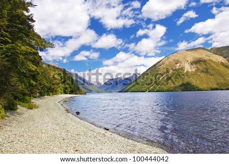 Lake Rotoiti, Nelson lakes NP, New Zealand