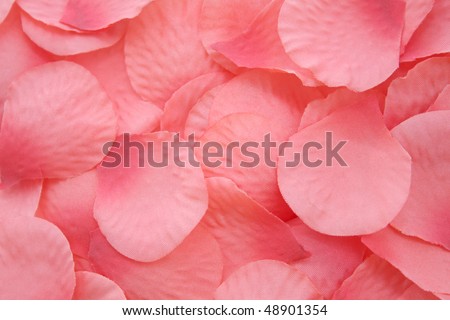 pink artificial rose petals background
