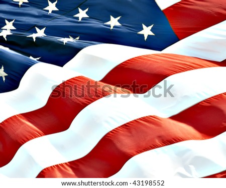 pictures of the american flag waving. of American flag waving in