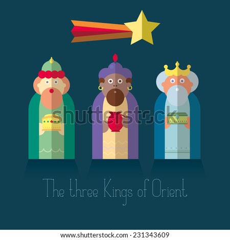 The three Kings of Orient wise men The three Kings of Orient wise men