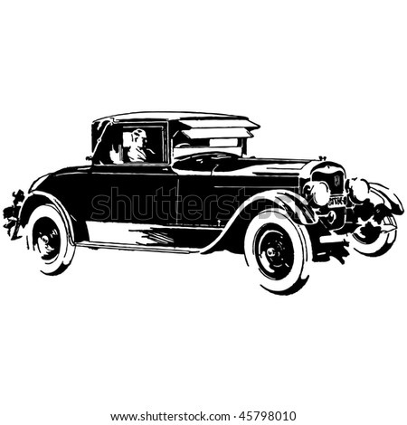 stock vector old timer car vector illustration Save to a lightbox