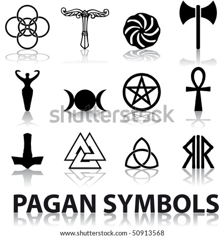 Pagan Tattoos on Vector  Various Religious Symbols Pagan   50913568   Shutterstock