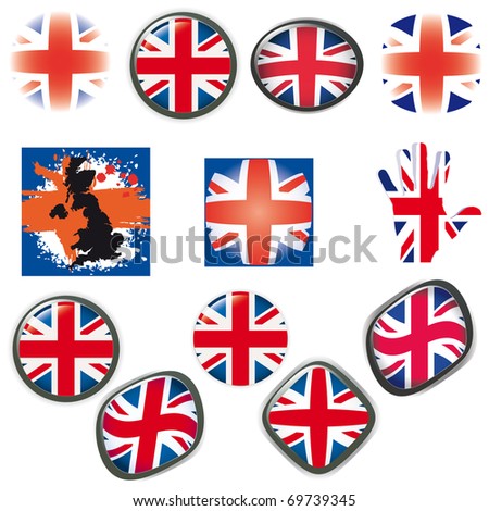 stock vector : British Flag