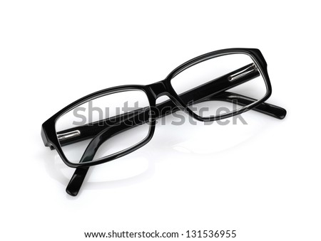 Glasses. Isolated on white background