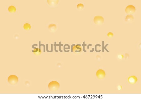 Cheese background with many holes