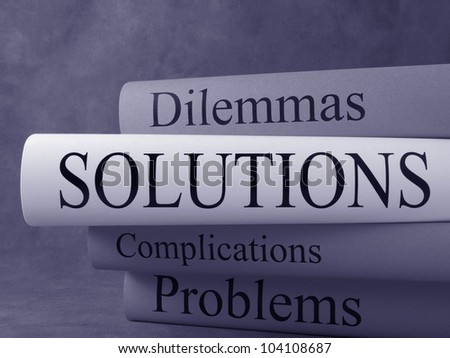Solutions / to solve a problem (book reviews)