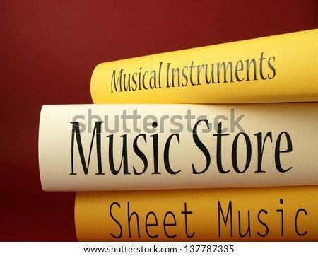 Music store (book titles)