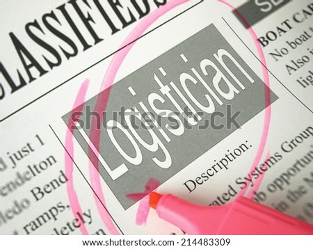 Logistician (Classified Ads)