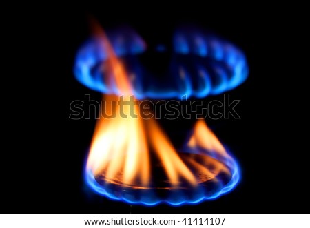 gas fire