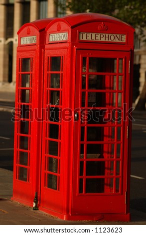 Phone Booth, London England