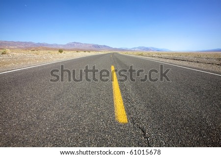 Open desolate highway