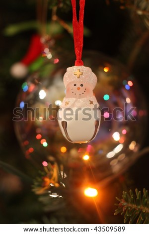 Nurse Snowman Ornament