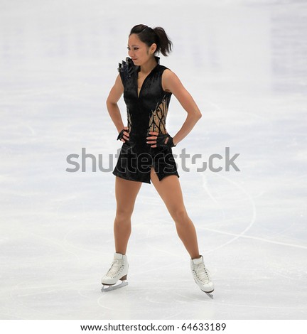 BEIJING-NOV 5: Miki Ando of Japan performs in the Ladies-Short Program event in the SAMSUNG Cup of China ISU Grand Prix of Figure Skating 2010 on Nov 5, 2010 in Beijing, China.