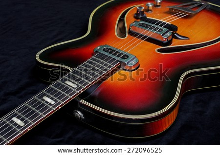 Electric jazz guitar