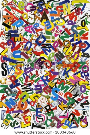 letters collage