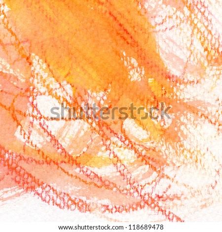 Abstract hand painted watercolor background.