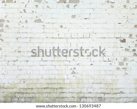 Brick Wall Background, Texture For Graffiti