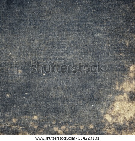 Aged canvas texture, old book cover